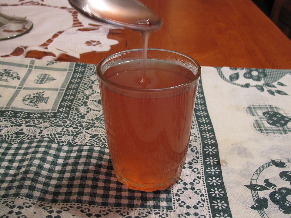 Кисель из сушёной вишни